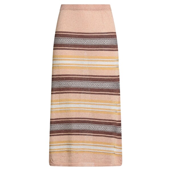 【送料無料】 ビーユー レディース スカート ボトムス Midi skirts Metallic