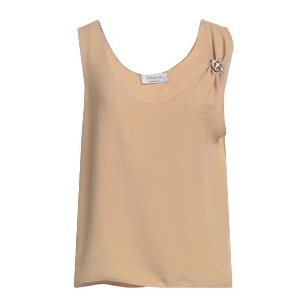 【送料無料】 ブルマリン レディース Tシャツ トップス Tops Beige