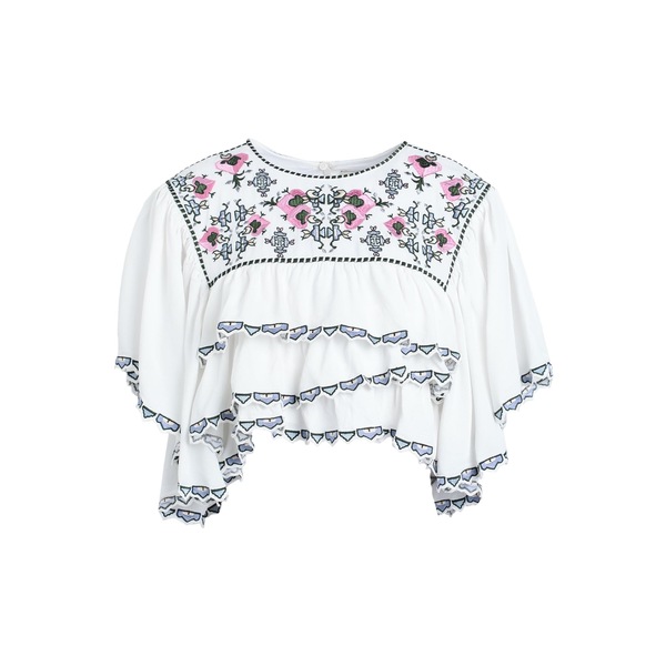 【送料無料】 イザベル マラン レディース Tシャツ トップス Tops White|asty