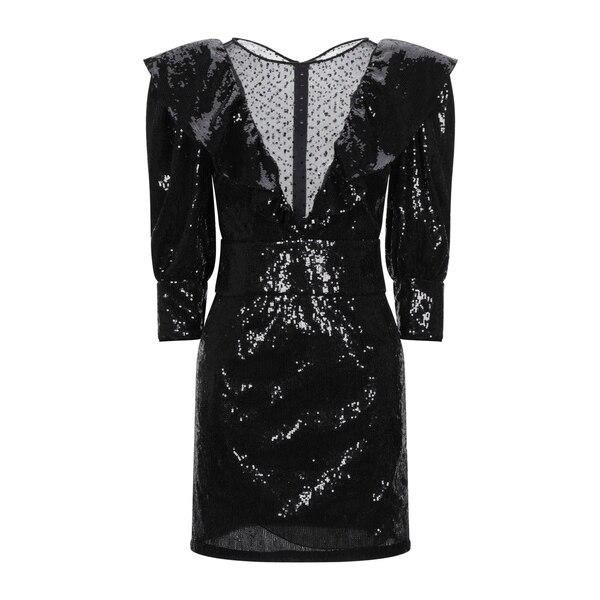 【送料無料】 ダンダス レディース ワンピース トップス Mini dresses Black
