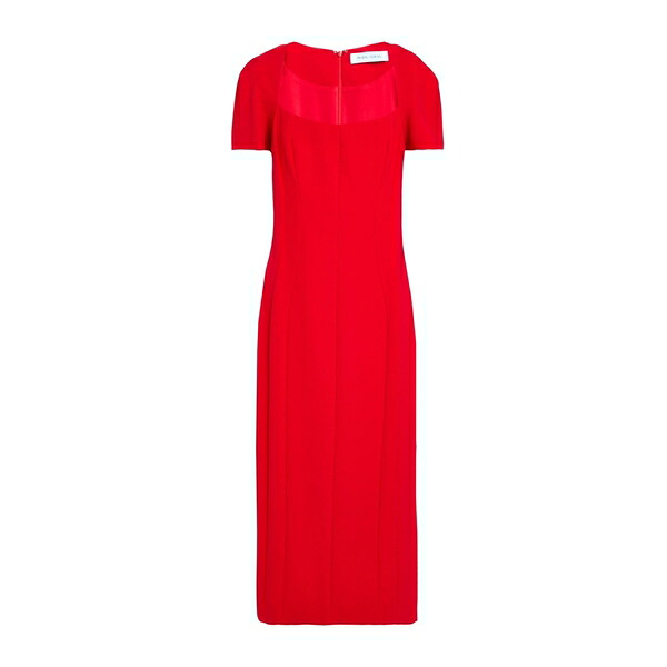 【送料無料】 プラバルグラング レディース ワンピース トップス Midi dresses Red