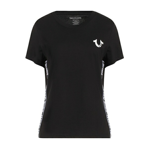 【貨物輸送無料】 トゥルーレリジョン レディース プルオーバー トップス T-shirts Black