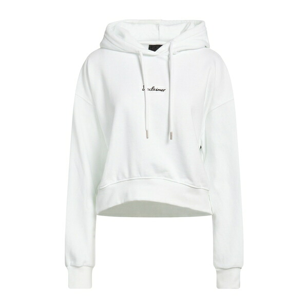 【送料無料】 ディスクレイマー レディース パーカー・スウェットシャツ アウター Sweatshirts White|asty