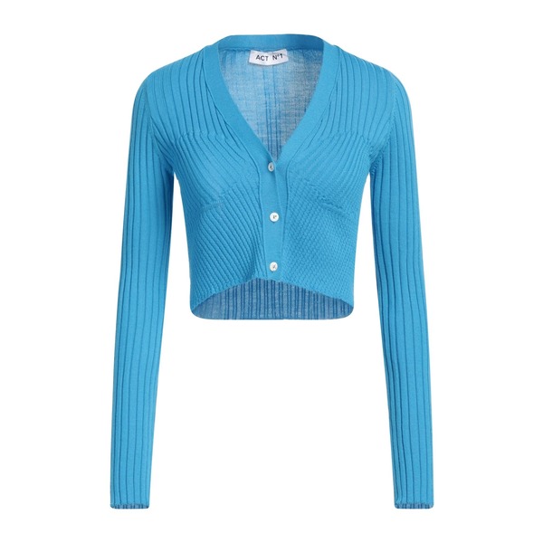 【送料無料】 アクト ナンバー ワン レディース カーディガン アウター Cardigans Azure