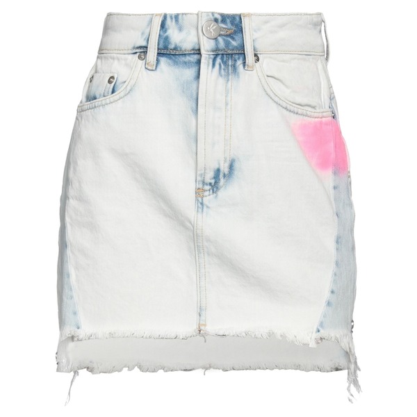 【送料無料】 ワン ティースプーン レディース スカート ボトムス Denim skirts Blue