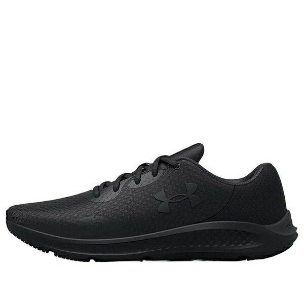 Under Armour アンダーアーマー メンズ スニーカー 【Under Armour Charged Pursuit 3 4E Wide 'Triple Black' 3025801-002】 サイズ US_10(28.0cm)｜asty