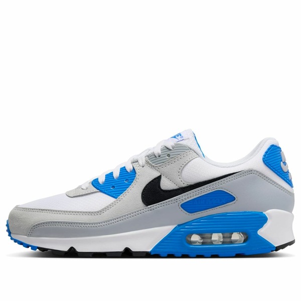 Nike ナイキ メンズ スニーカー 大気圏マックス 【Nike Air Max 90 \u0027Pure Platinum Photo Blue\u0027 FN6958-102】  大きさ US_8.5(26.5糎)