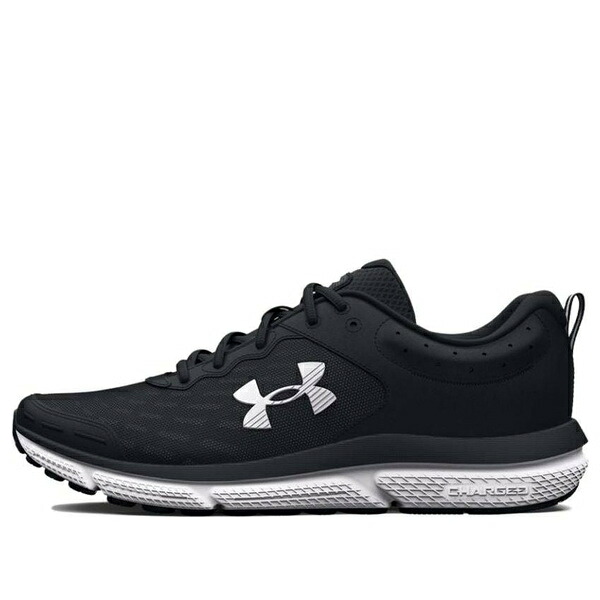 Under Armour アンダーアーマー レディース スニーカー 【(WMNS) Under Armour Charged Assert 10 'Black White' 3026179-001】 サイズ US_W_10|asty