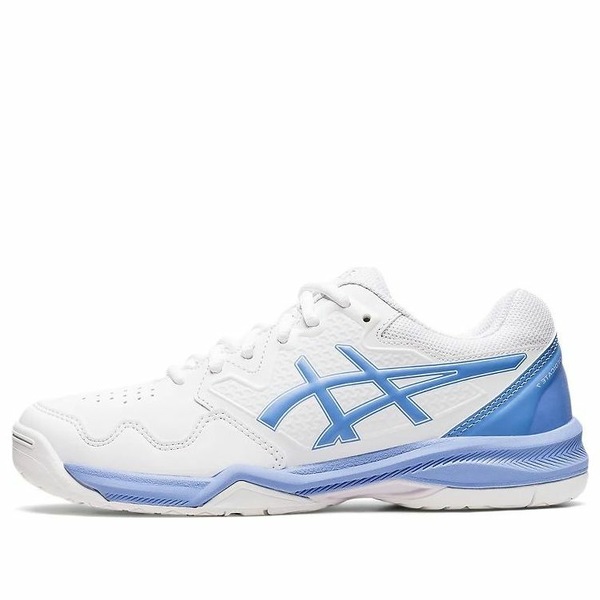 ASICS アシックス レディース スニーカー 【(WMNS) ASICS Gel-Dedicate 7 'White Blue' 1042A167-102】 サイズ US_6(23.0cm)｜asty