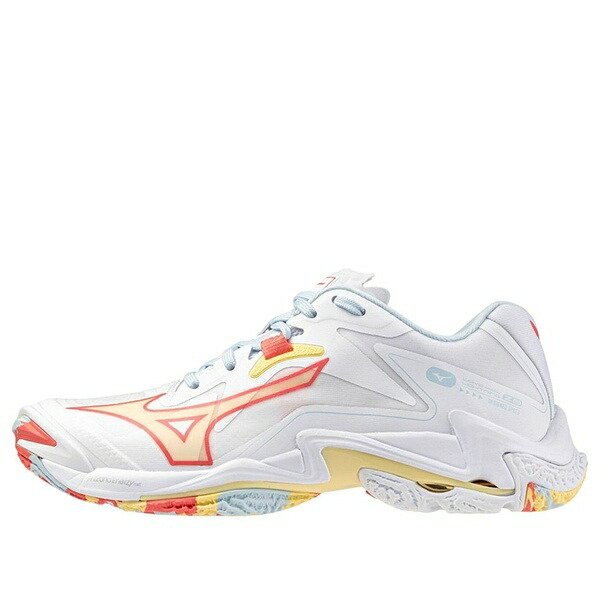 Mizuno ミズノ レディース スニーカー 【(WMNS) Mizuno Wave Lightning Z8 'White Calypso Coral' V1GC240030】 サイズ US_W_11.5｜asty