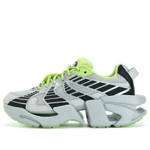 FILA フィラ レディース スニーカー 【(WMNS) FILA Space Low Sneakers 'Silver Black Green' F12W314103FVA】 サイズ US_7.5(24.5cm)|asty