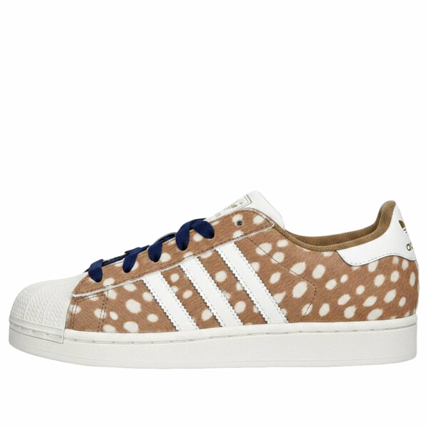 adidas アディダス レディース スニーカー 【(WMNS) adidas Superstar II 'Brown Desert Dark Blue' KJ4642】 サイズ US_W_11｜asty