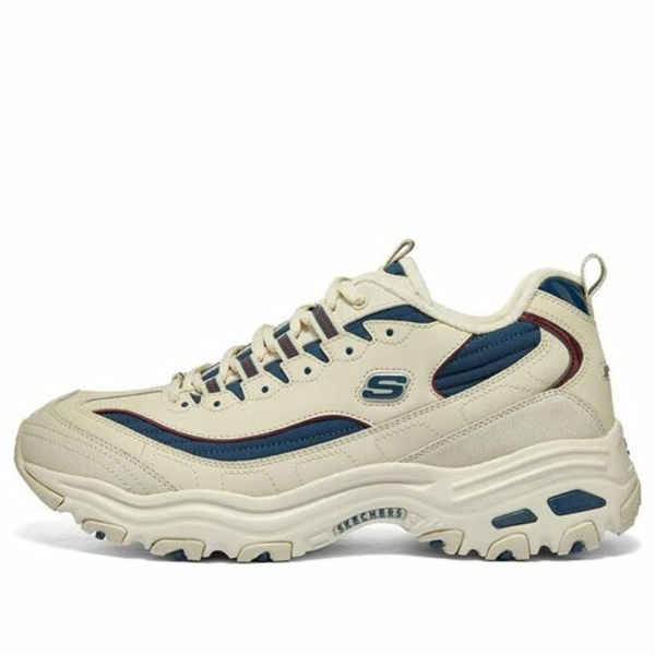 Skechers スケッチャーズ メンズ スニーカー 【Skechers D'Lites Zip Along Shoes 'Beige Blue' 894269-NTNV】 サイズ US_6.5(24.5cm)|asty