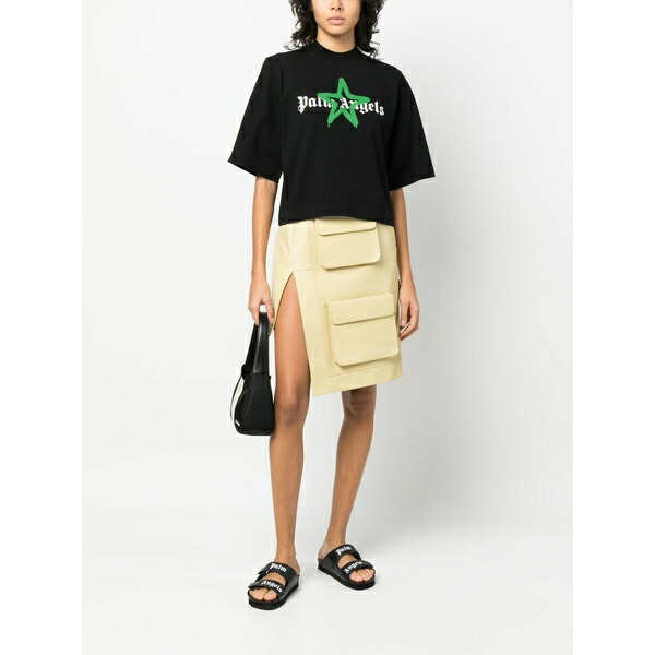 パーム・エンジェルス レディース Tシャツ トップス スター スプレー T 