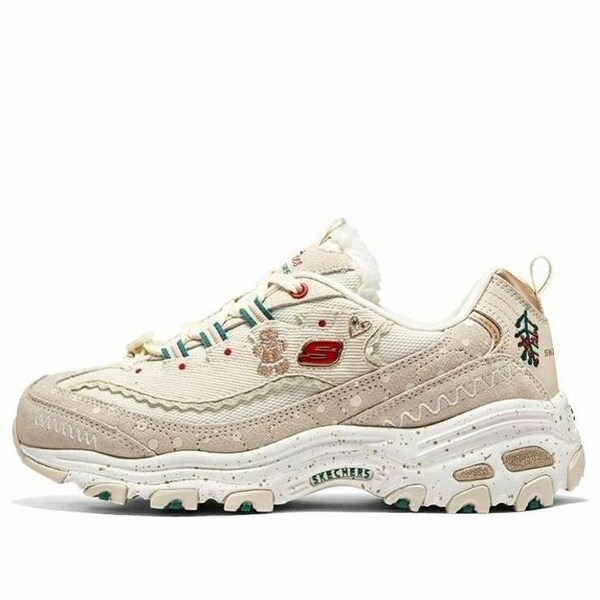 Skechers スケッチャーズ レディース スニーカー 【(WMNS) Skechers Dlites Christmas 'Beige Brown' 149257-OFWT】 サイズ US_9.5(26.5cm)｜asty