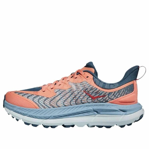 HOKA ONE ONE ホカオネオネ レディース スニーカー 【(WMNS) HOKA ONE ONE Mafate Speed 4 'Papaya Real Teal' 1131056-PPYR】 サイズ US_5(22.0cm)|asty