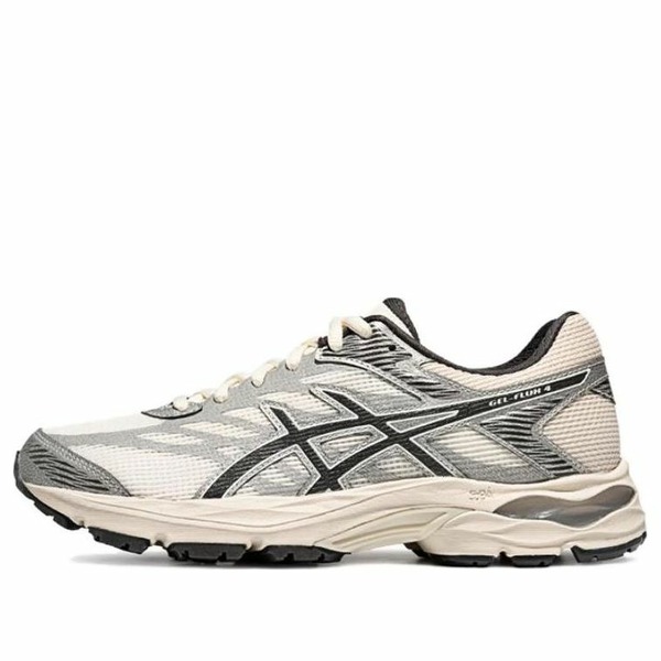 ASICS アシックス レディース スニーカー 【(WMNS) ASICS Gel-Flux 4 'Cream White Grey' 1012B730-020】 サイズ US_8(25.0cm)｜asty