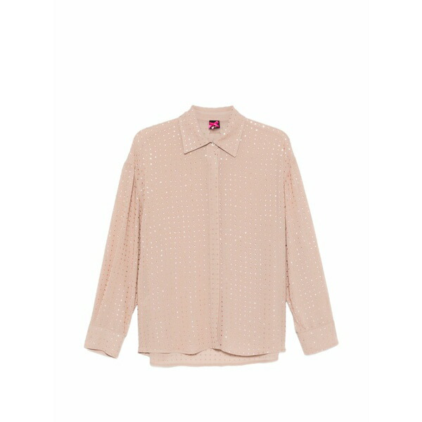 ピンコ レディース プルオーバー トップス Oliva embellished shirt Neutrals