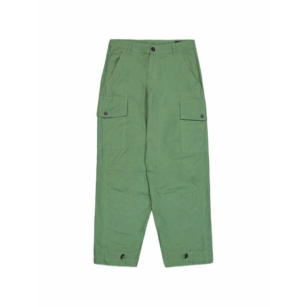 アルファインダストリーズ メンズ カジュアルパンツ ボトムス Ripstop cargo-pockets trousers Green