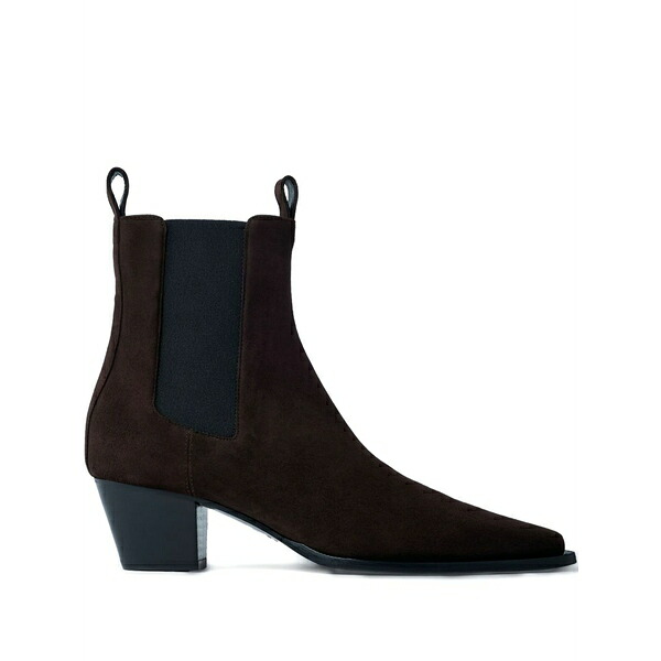 トーテム レディース ブーツ シューズ 80粍 suede pointed-toe boots Brown