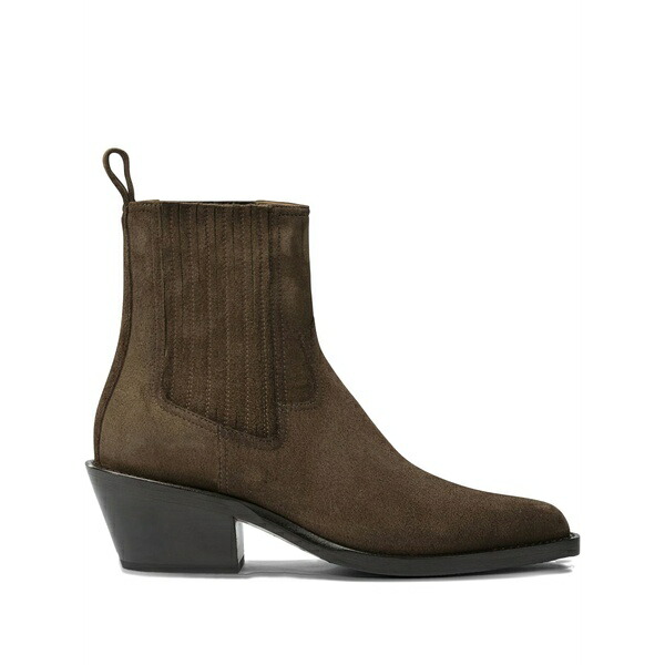 ヘンダーソン・ブラッコ レディース ブーツ シューズ Henderson pull-tab heeled boots Brown
