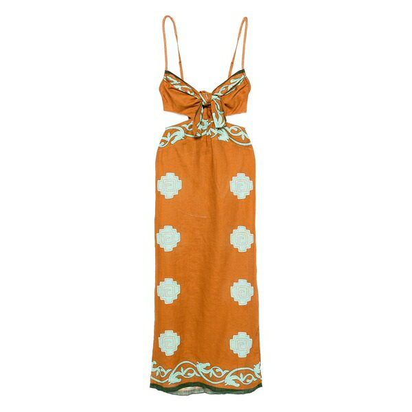 ジョハンナ・オーティズ レディース 衣装 トップス Los siete mares MIDI dress Brown