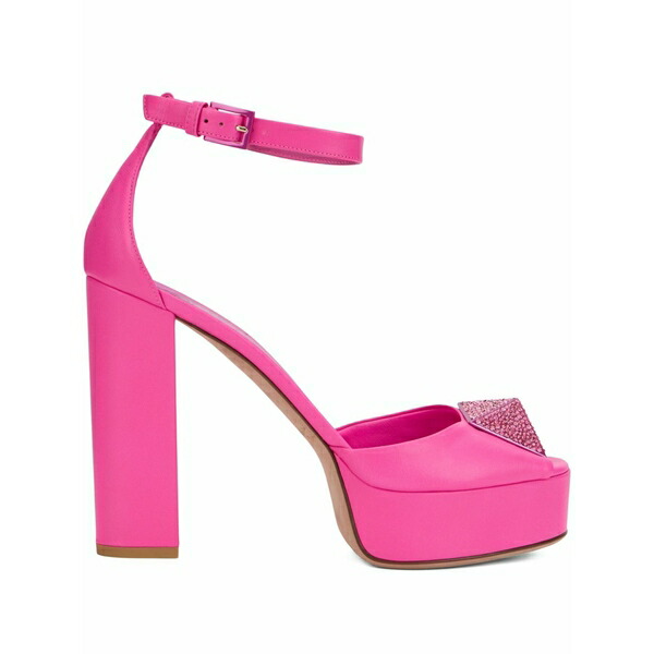 ヴァレンティノ ガラヴァーニ レディース パンプス シューズ Open-toe platform pumps Pink