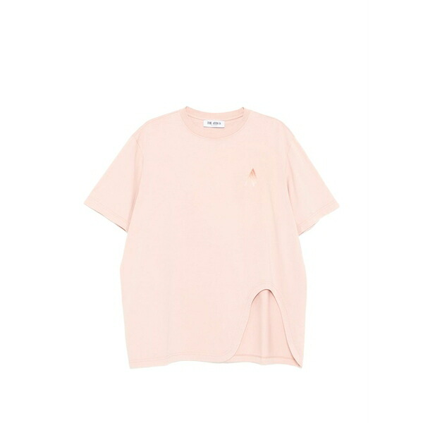 ジ アティコ レディース Tシャツ トップス Logo-print t-shirt Pink|asty
