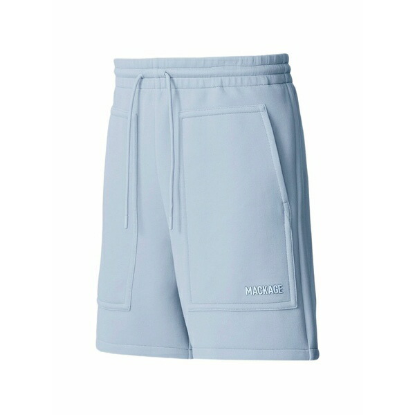 マッカージュ メンズ 心地好いズボン下 ボトムス Elwood-r patch-pocket track shorts Blue