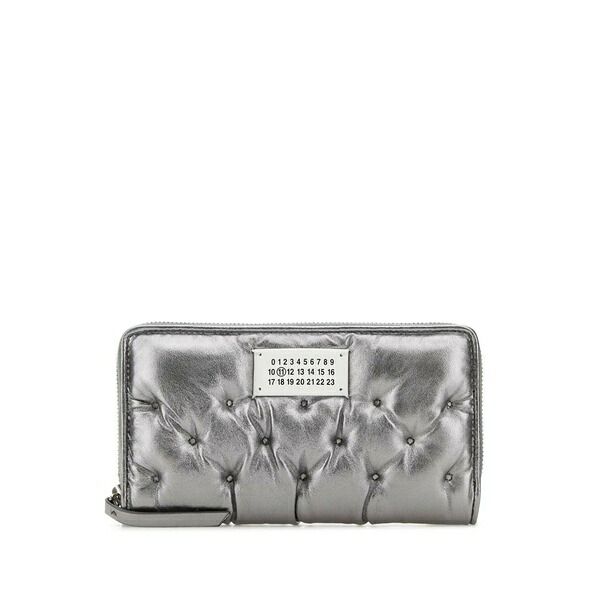 マルタンマルジェラ レディース 銭入れ 添え物 Glam slam wallet Grey