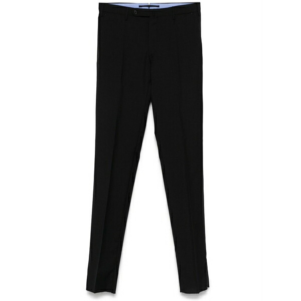 インコテックス メンズ 心地好いズボン下 ボトムス Wool trousers Blue