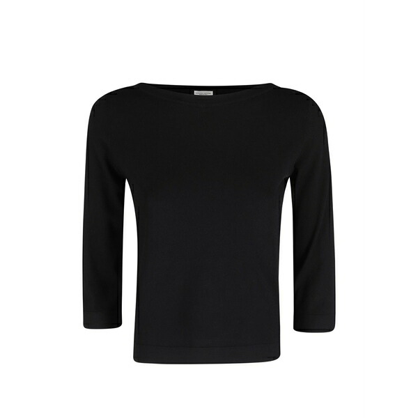 ロベルトコリーナ レディース プルオーバー トップス Boat-neck top Black