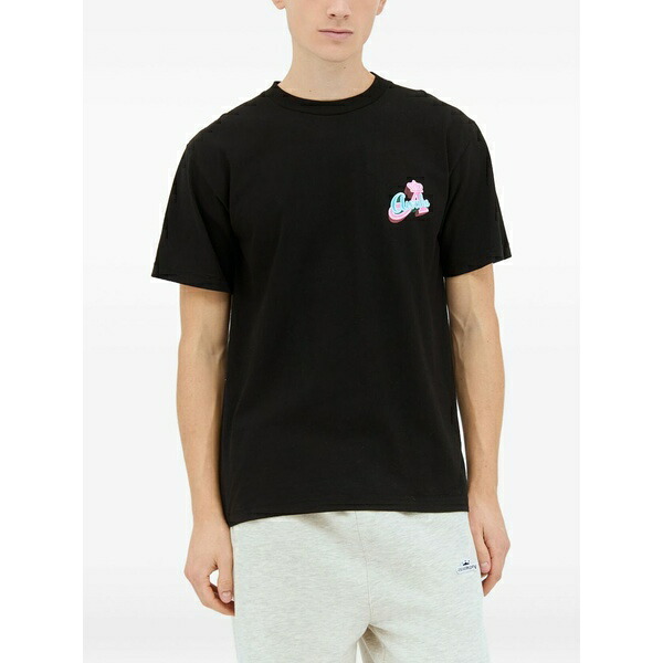 アウェイクニューヨーク メンズ プルオーバー トップス Graphic-print t-shirt Black