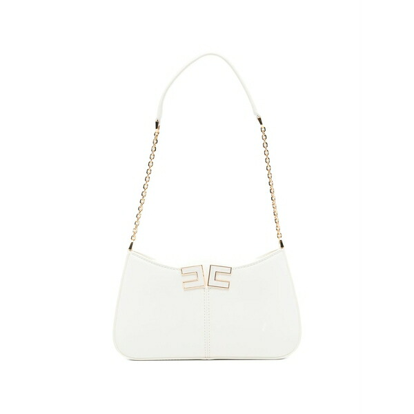 エリザベスフランキ レディース ショルダーバッグ バッグ Logo chain shoulder bag Neutrals|asty
