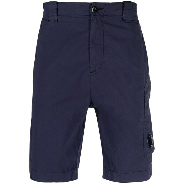 シーピーカンパニー メンズ 心地好いズボン下 ボトムス Lens-detail cargo shorts Blue