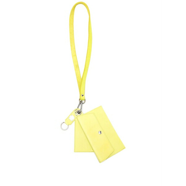 グイディ メンズ 札入れ 佩び物 Rv00 leather clutch Yellow