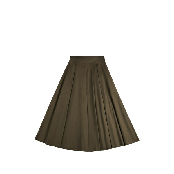 フェイ レディース スコート ボトムス Pleated MIDI skirt Green レディースファッション-スカート-ボトムス