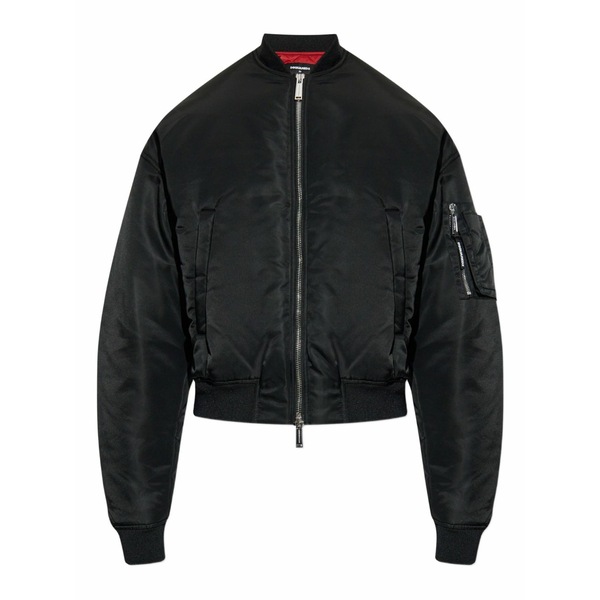 ディースクエアード メンズ 上衣＆上衣 アウター Zip-fastening bomber jacket Black メンズファッション-コート・ジャケット