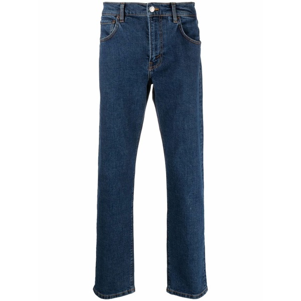 ジーンエリカ属 メンズ ジーンズズボン下 ボトムス Straight-leg denim jeans Blue