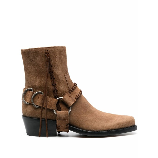 ブッテロ レディース ブーツ シューズ Suede 45粍 ankle boots Brown