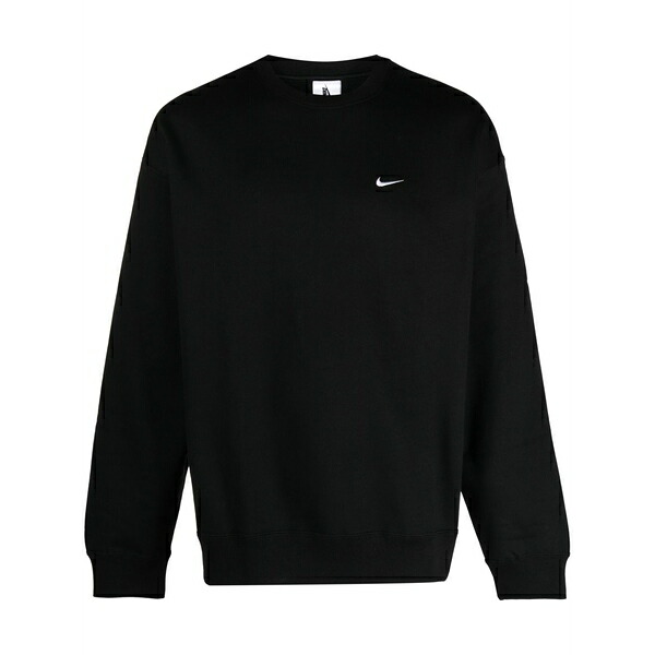 ナイキ メンズ パーカー・スウェットシャツ アウター Solo swish-logo sweatshirt Black｜asty
