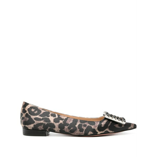 ロベルトフェスタ レディース サンダル シューズ Amaia leopard-print ballerina shoes Brown