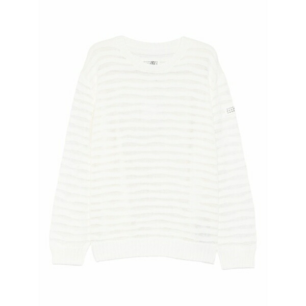 マルタンマルジェラ メンズ 編み物\u0026ティーシャツ アウター Crewneck sweater White
