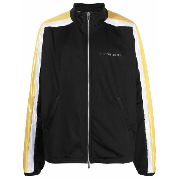 ブイティーエムエヌティーエス メンズ 上衣＆上衣 アウター Stripe-detail track jacket Black