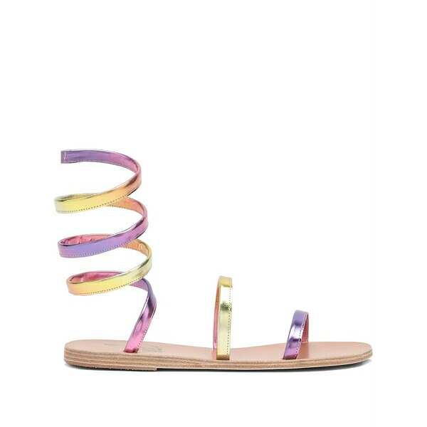 アンシエントグリークサンダル レディース サンダル シューズ Spiral-strap sandals Pink