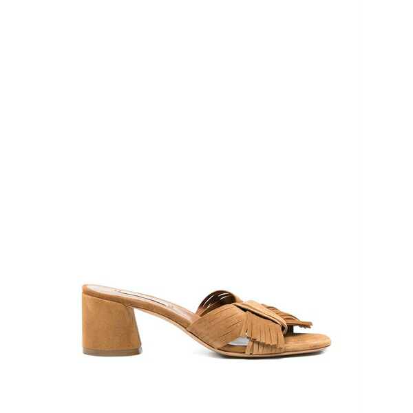 カサディ レディース サンダル シューズ Nomad fringe-detail knotted sandals Brown