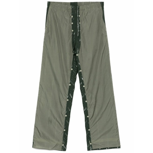 クレイグ緑であること メンズ 心地よいズボン下 ボトムス Layered shell trousers Green