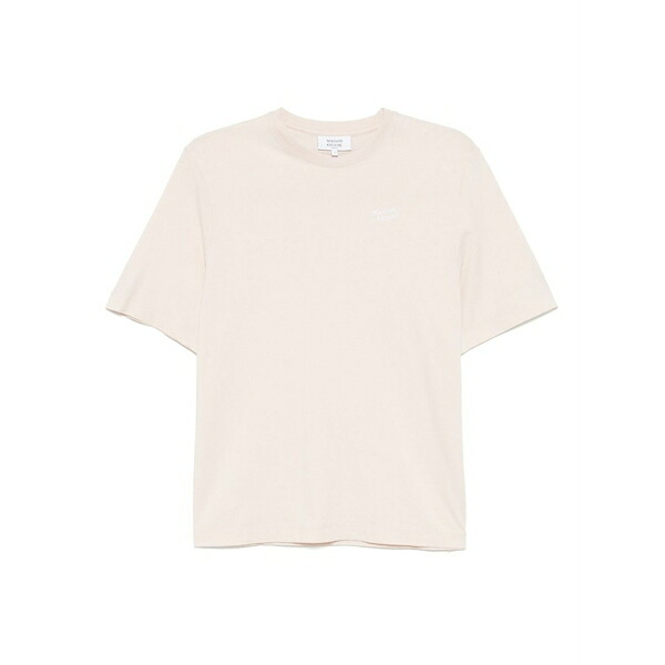 メゾン キツネ レディース Tシャツ トップス Cotton t-shirt Pink|asty