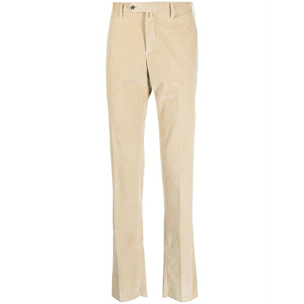 PTトリノ メンズ 心地よいズボン下 ボトムス Corduroy tapered trousers Neutrals