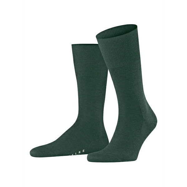 ファルケ メンズ ソックス アンダー御召しもの Airport socks Green